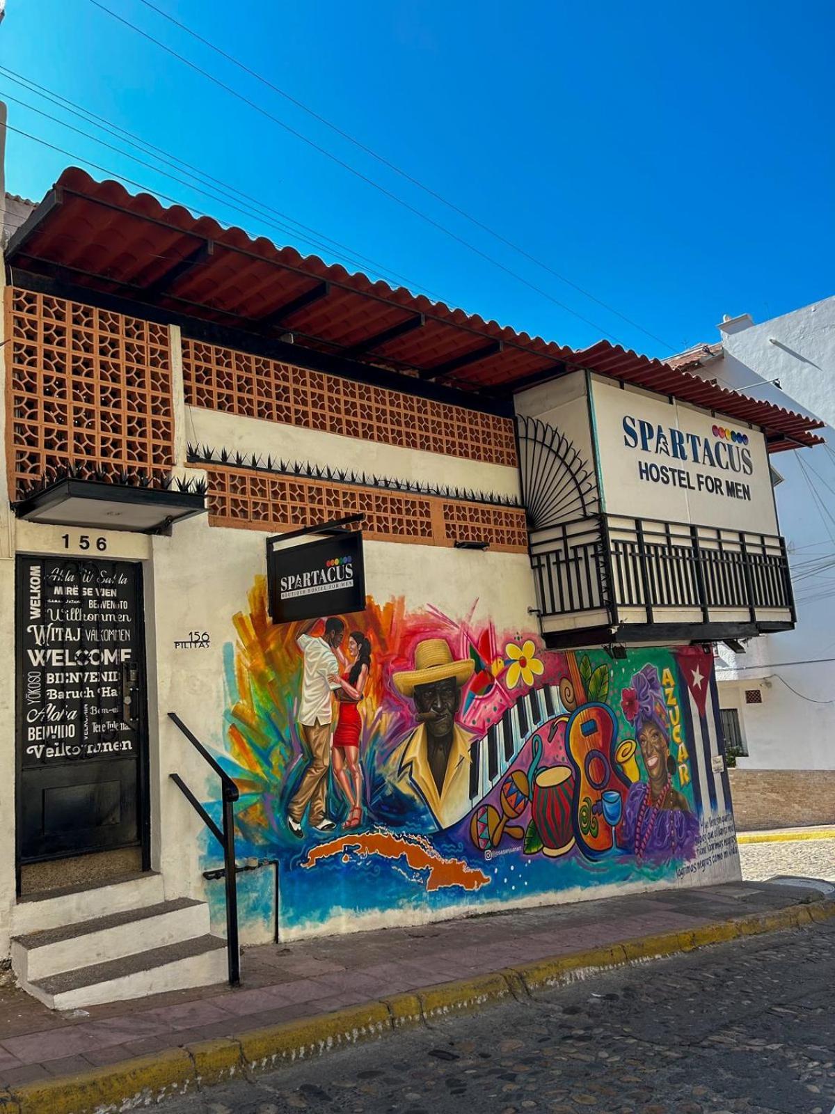 פוארטו ואלארטה Spartacus Hostel Boutique For Men מראה חיצוני תמונה